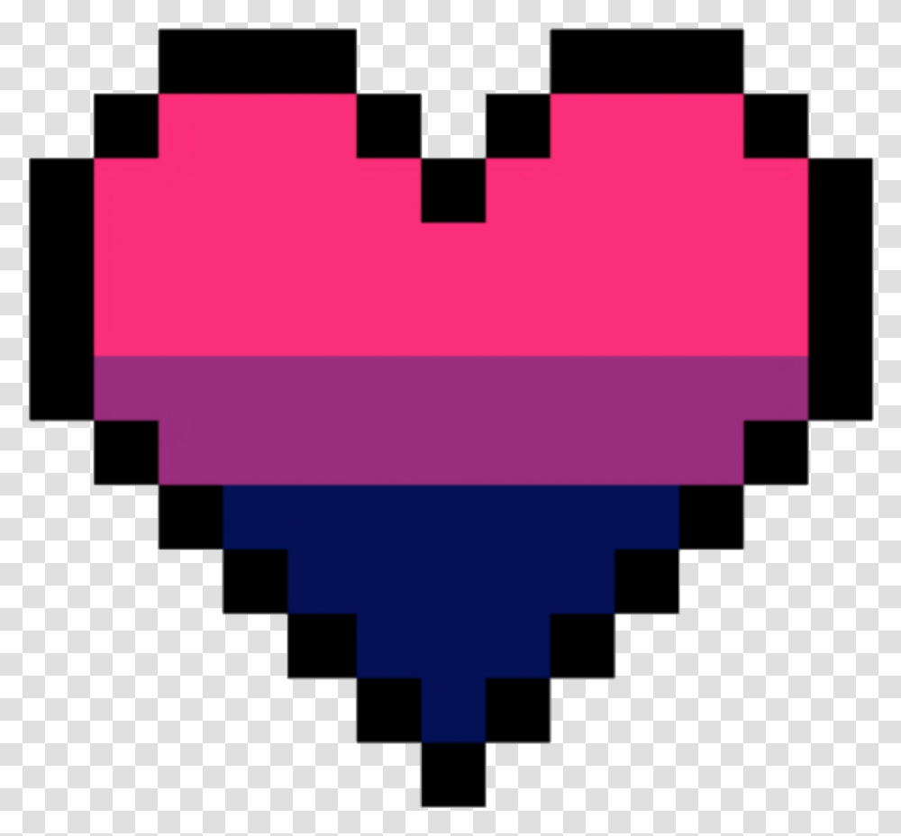 Pride Bi Bisexual Bisexuality Bipride Pridemonth Tata Bt21 Pixel Art, Cushion, Pillow, Pac Man Transparent Png
