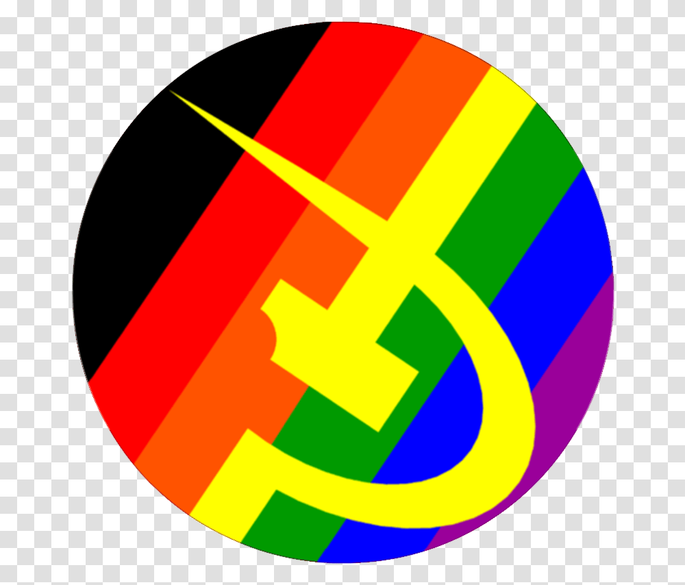 Pride Flag With Hammer And Sickle Circle, Dynamite, Bomb, Weapon, Weaponry Transparent Png