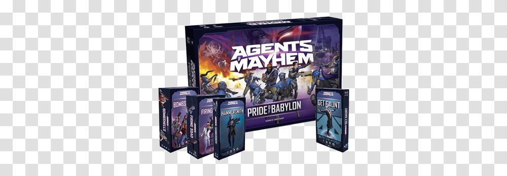 Pride Of Babylon Agents Of Mayhem Board Game, Person, Human, Word, PEZ Dispenser Transparent Png