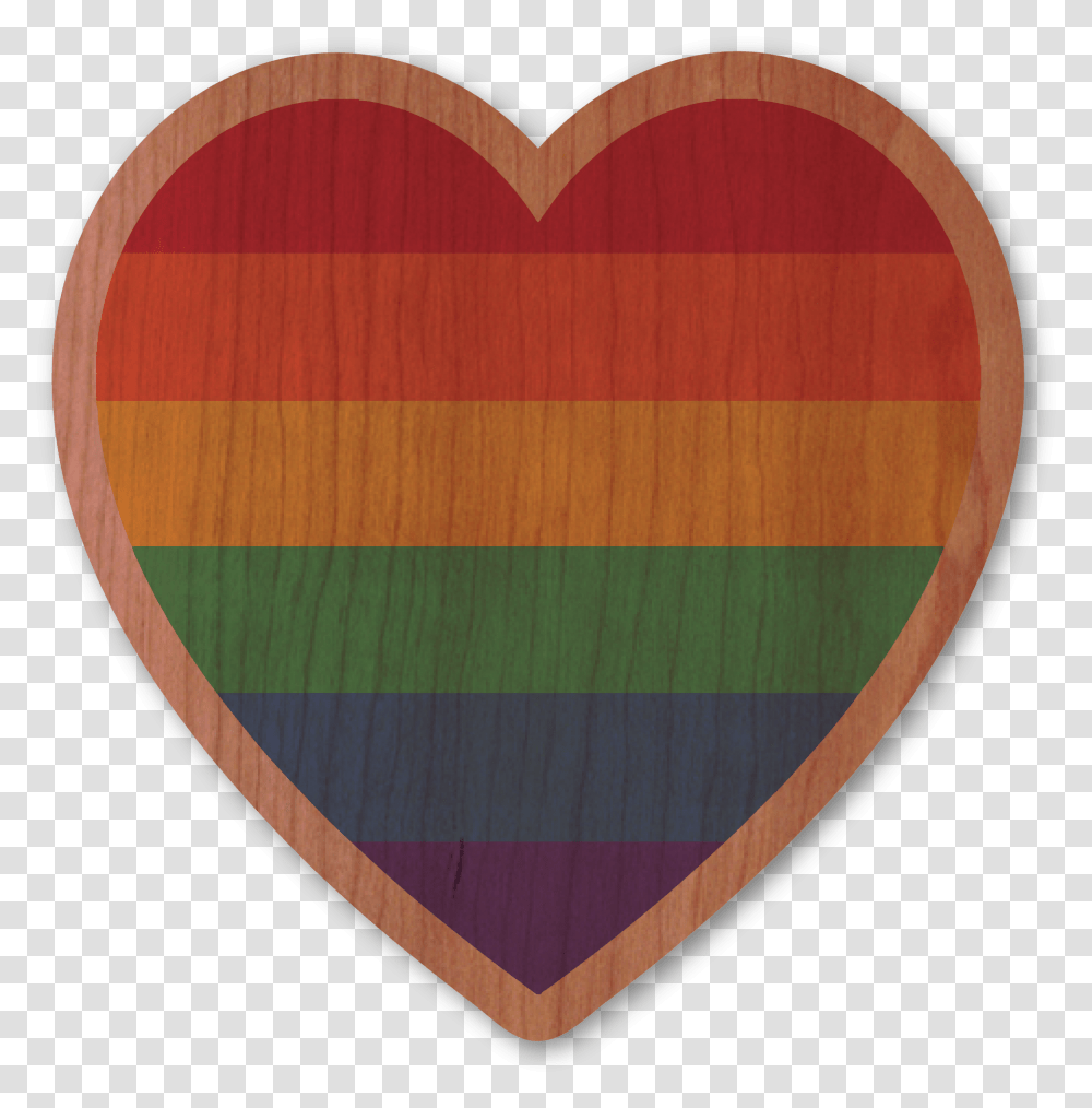 Pride Rainbow Heart Solid, Rug, Armor, Cushion Transparent Png
