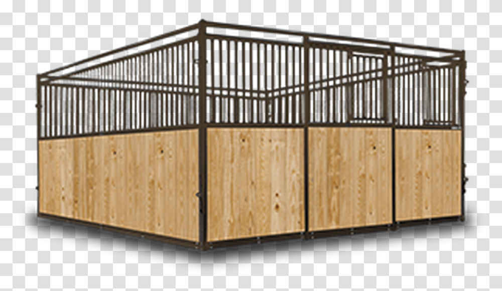 Priefert Premier Stalls Special Order Only Priefert Panels Hourse Stal, Wood, Furniture, Crib, Gate Transparent Png