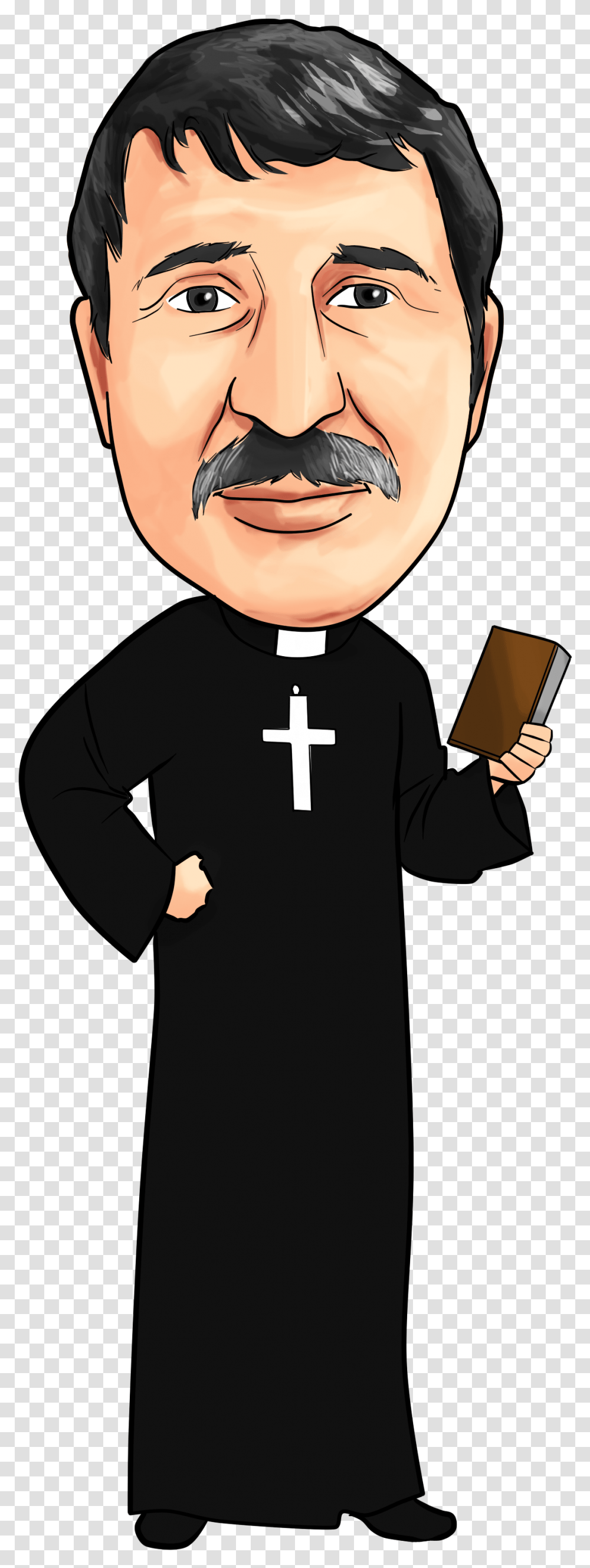 Priest Cartoon Priest, Person, Human, Bishop Transparent Png