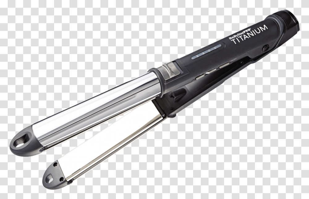 Prima Titanium Flat Iron By Babylisspro Rifle, Pen, Weapon, Weaponry, Blade Transparent Png