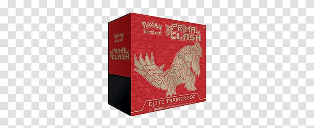 Primal Clash Etb Pokemon Primal Clash Elite Trainer Box, Label, Text, Postage Stamp Transparent Png