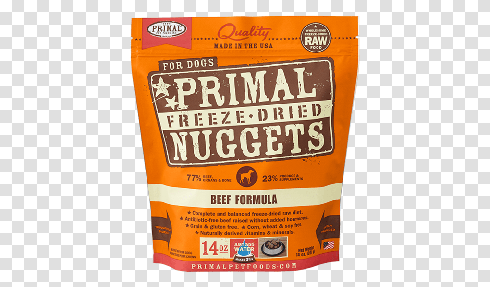 Primal Freeze Dried Beef Nuggets, Food, Snack, Poster, Advertisement Transparent Png