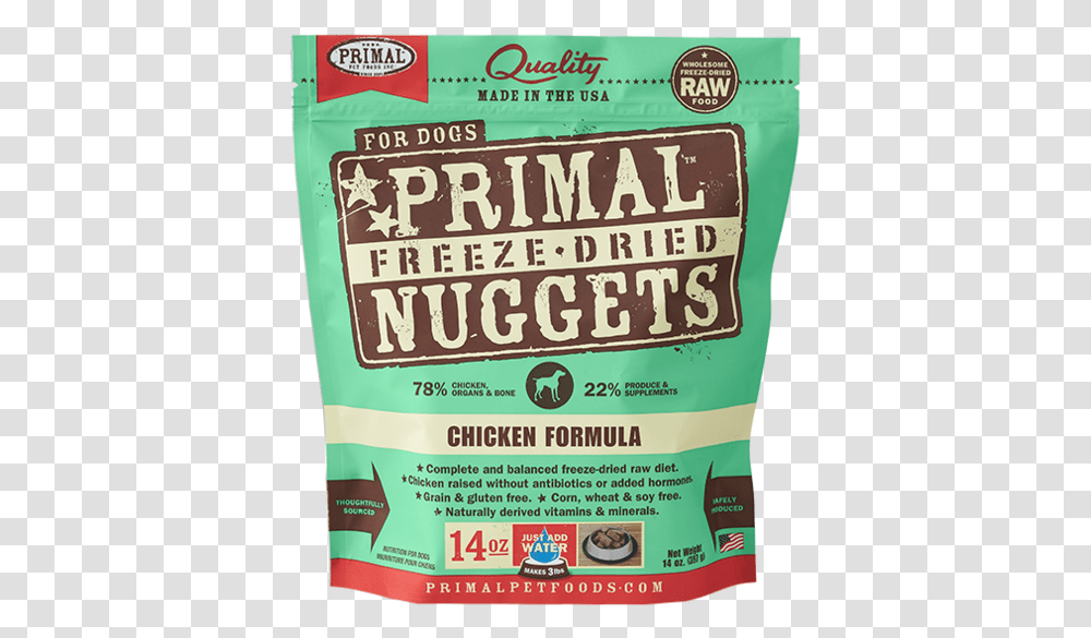 Primal Freeze Dried Dog Food Chicken Formula, Plant, Flour, Powder, Poster Transparent Png