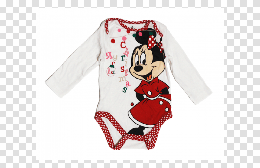 Primark Minnie Mouse Baby Christmas Suit 9 12 Months Cartoon, Apparel, Sleeve, Long Sleeve Transparent Png