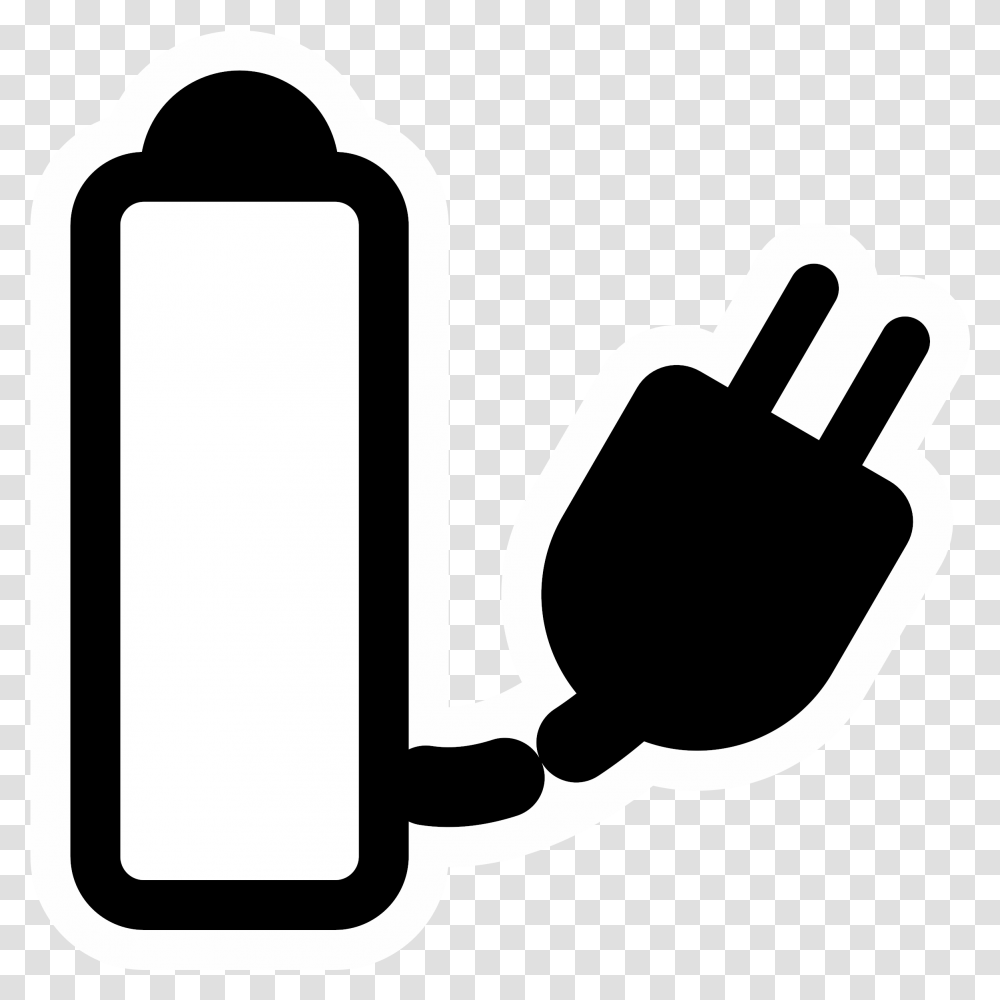 Primary Laptop Charge Clip Arts Power Management Icon, Stencil, Cup, Adapter Transparent Png