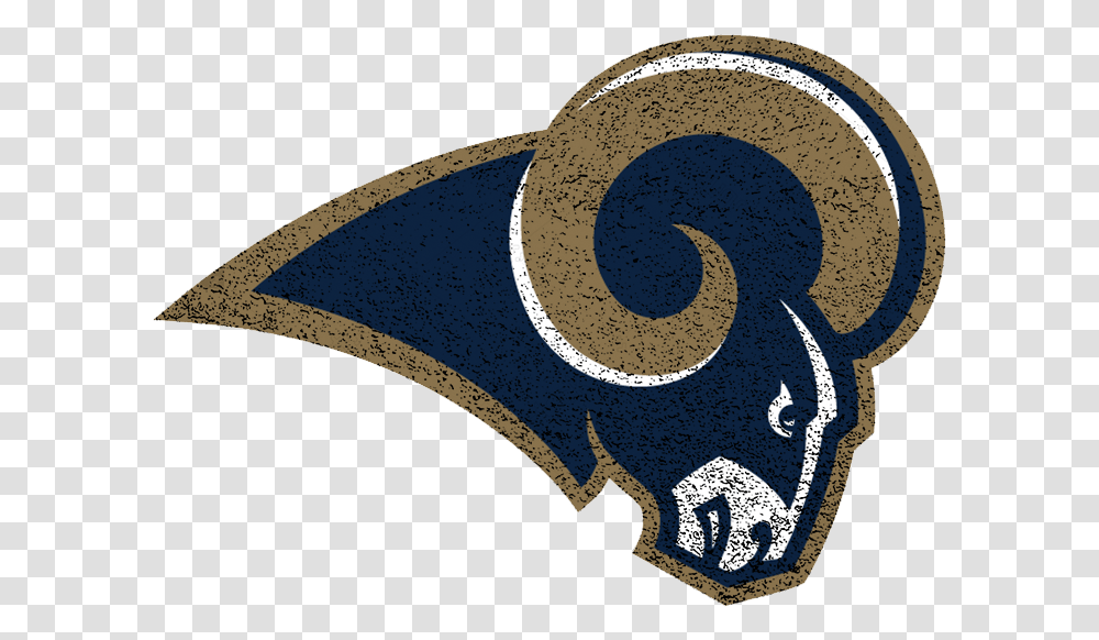 Primary Los Angeles Rams Logo Rams Football Team Logo, Rug, Spiral Transparent Png
