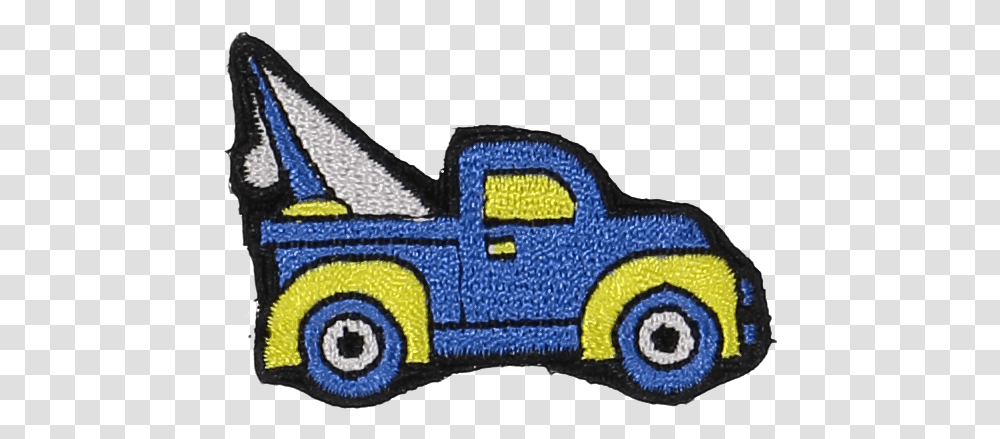 Primary Tow Truck Sticker Patch Clip Art, Toy, Rug, Vehicle, Transportation Transparent Png