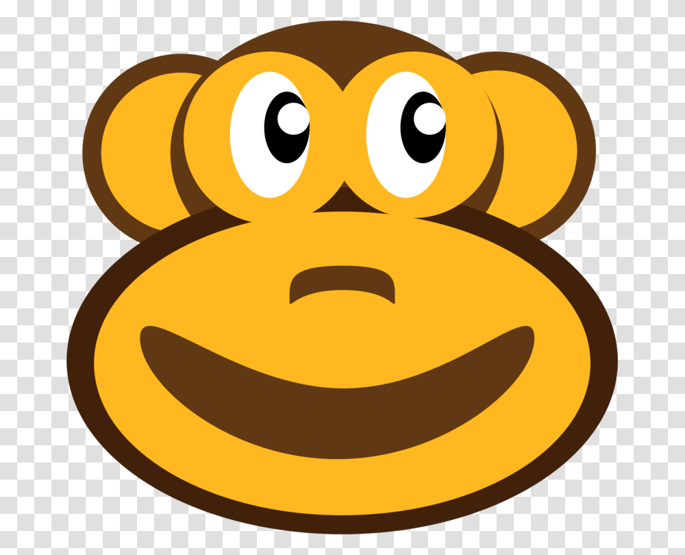 Primate Macaque Monkey Baboons Smiley, Food, Sliced, Cookie, Car Transparent Png