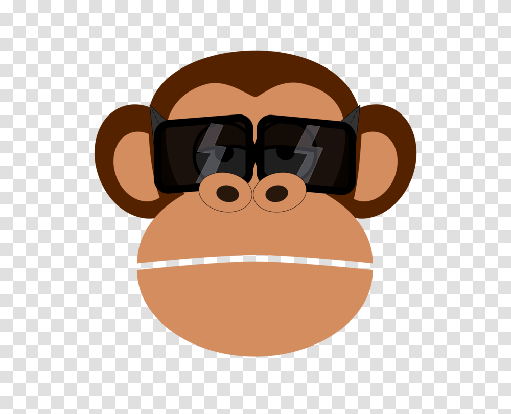 Primate Monkey Ape Computer Icons Gorilla, Sunglasses, Food, Wasp, Animal Transparent Png