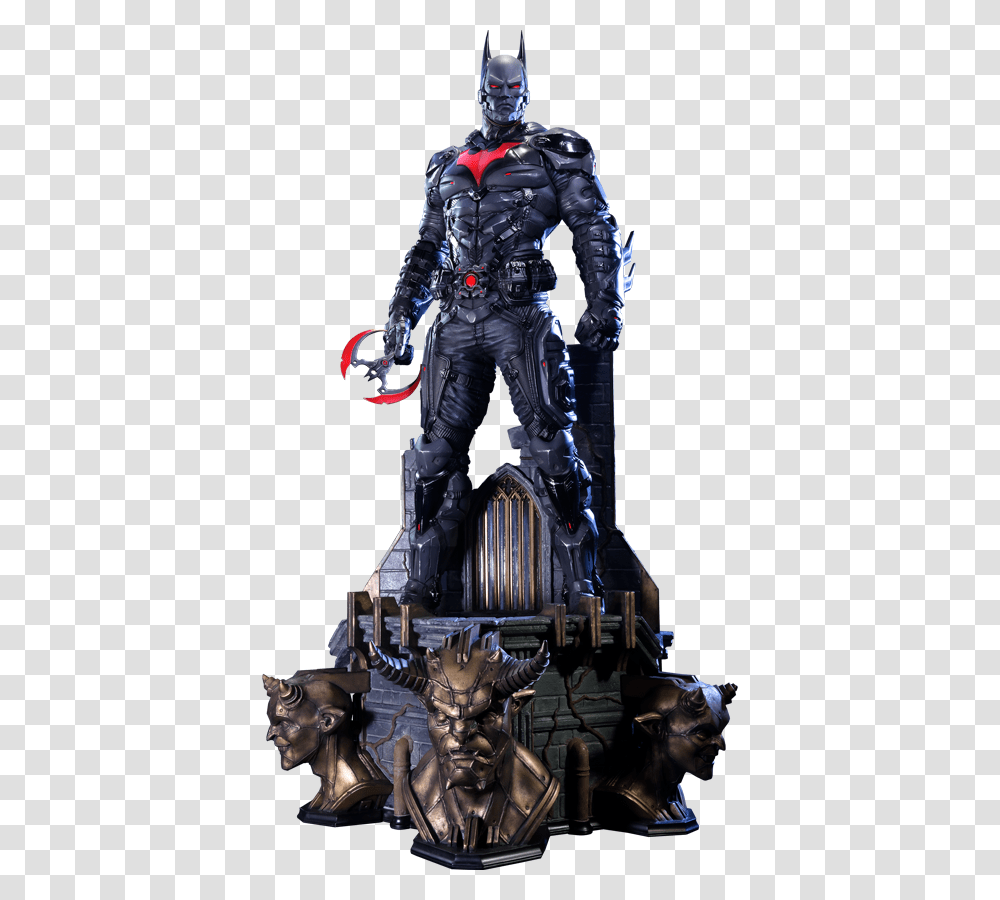 Prime Studios Arkham Knight Batman Beyond, Helmet, Apparel, Person Transparent Png