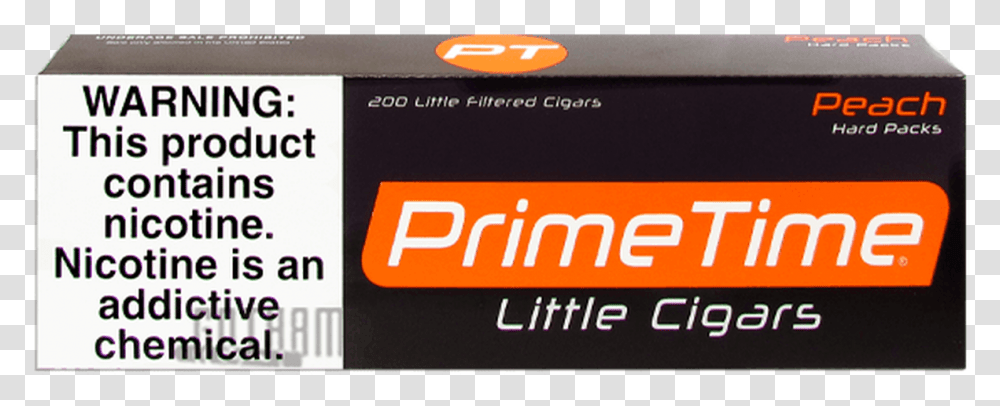 Prime Time Little Cigars Peach Tan, Screen, Electronics, Paper Transparent Png