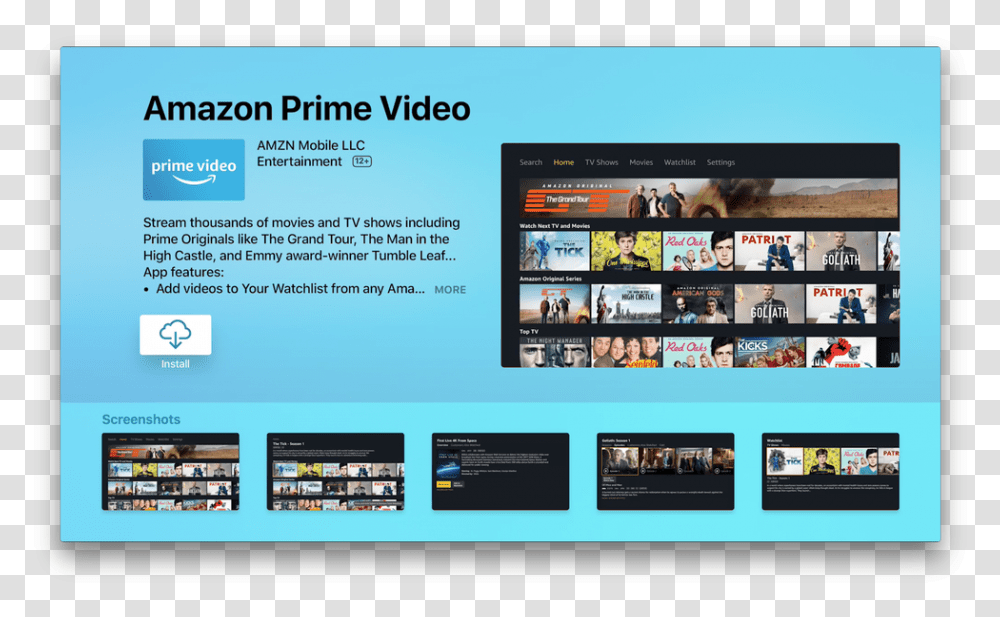 Prime Video Apple Tv 4k, File, Person, Human, Webpage Transparent Png