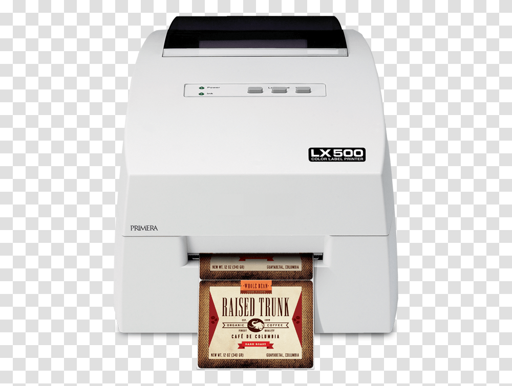 Primera Lx500 Color Label Printer, Machine, Mailbox, Letterbox, Word Transparent Png