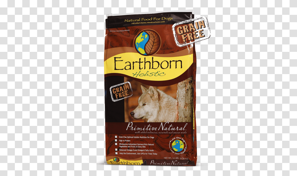 Primitive Natural Bag Earthborn Holistic Dog Food, Animal, Mammal, Liquor, Alcohol Transparent Png
