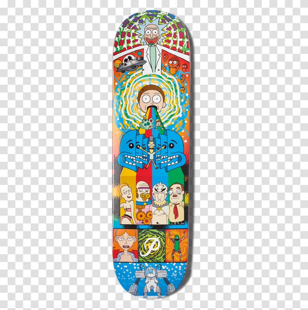 Primitive Rick And Morty Skateboard, Paper, Leisure Activities, Poster Transparent Png