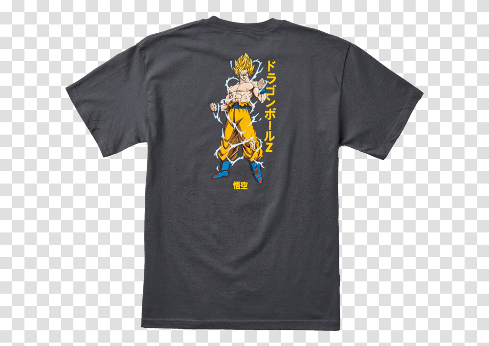 Primitive Super Saiyan Goku Tee Dragon Ball Z Character Frame Collage, Clothing, Apparel, T-Shirt, Person Transparent Png