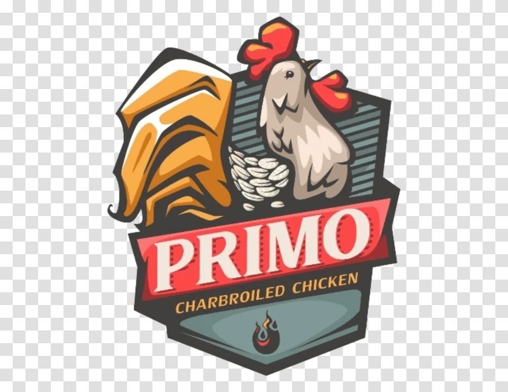Primo Chicken Charbroiled Rooster, Architecture, Building, Symbol, Poster Transparent Png