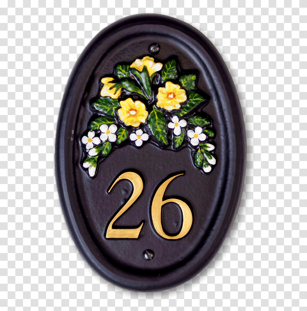Primrose Amp Small Flowers House Sign Artificial Flower, Number, Dish Transparent Png