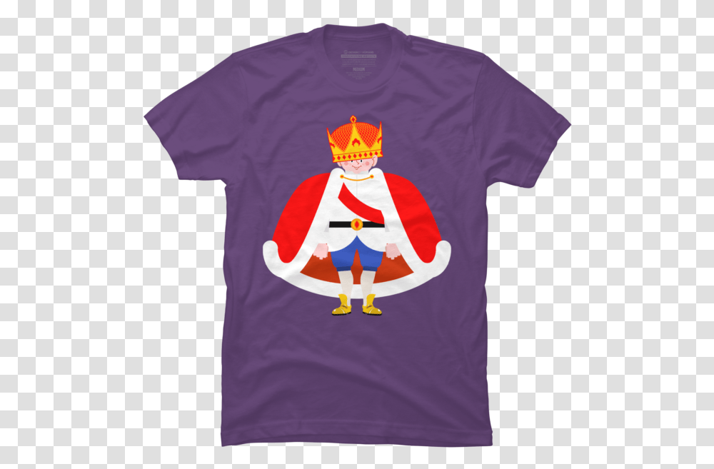 Prince Crown Cartoon, Apparel, T-Shirt, Person Transparent Png