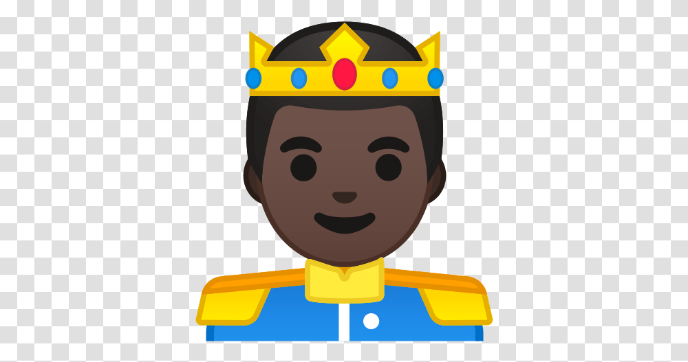 Prince Emoji With Dark Skin Tone Meaning And Pictures Prince Icon, Accessories, Accessory, Jewelry, Crown Transparent Png