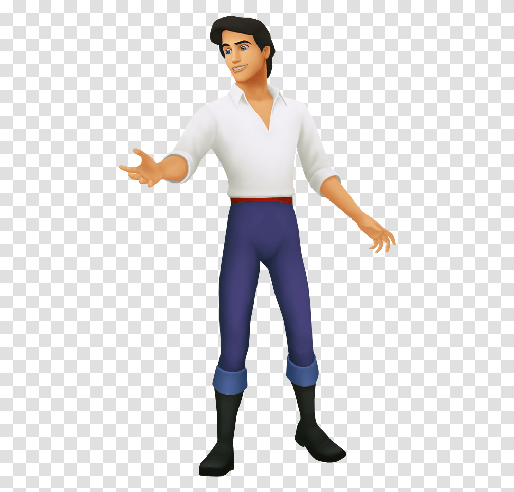 Prince Eric The Little Mermaid Cartoon Kingdom Hearts Eric, Person, Sleeve, Long Sleeve Transparent Png