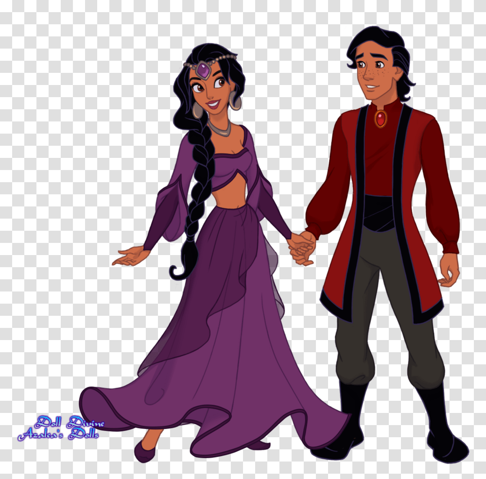 Prince Hassan And Princess Ishtar Made On Azaleas Illustration, Dress, Person, Female Transparent Png