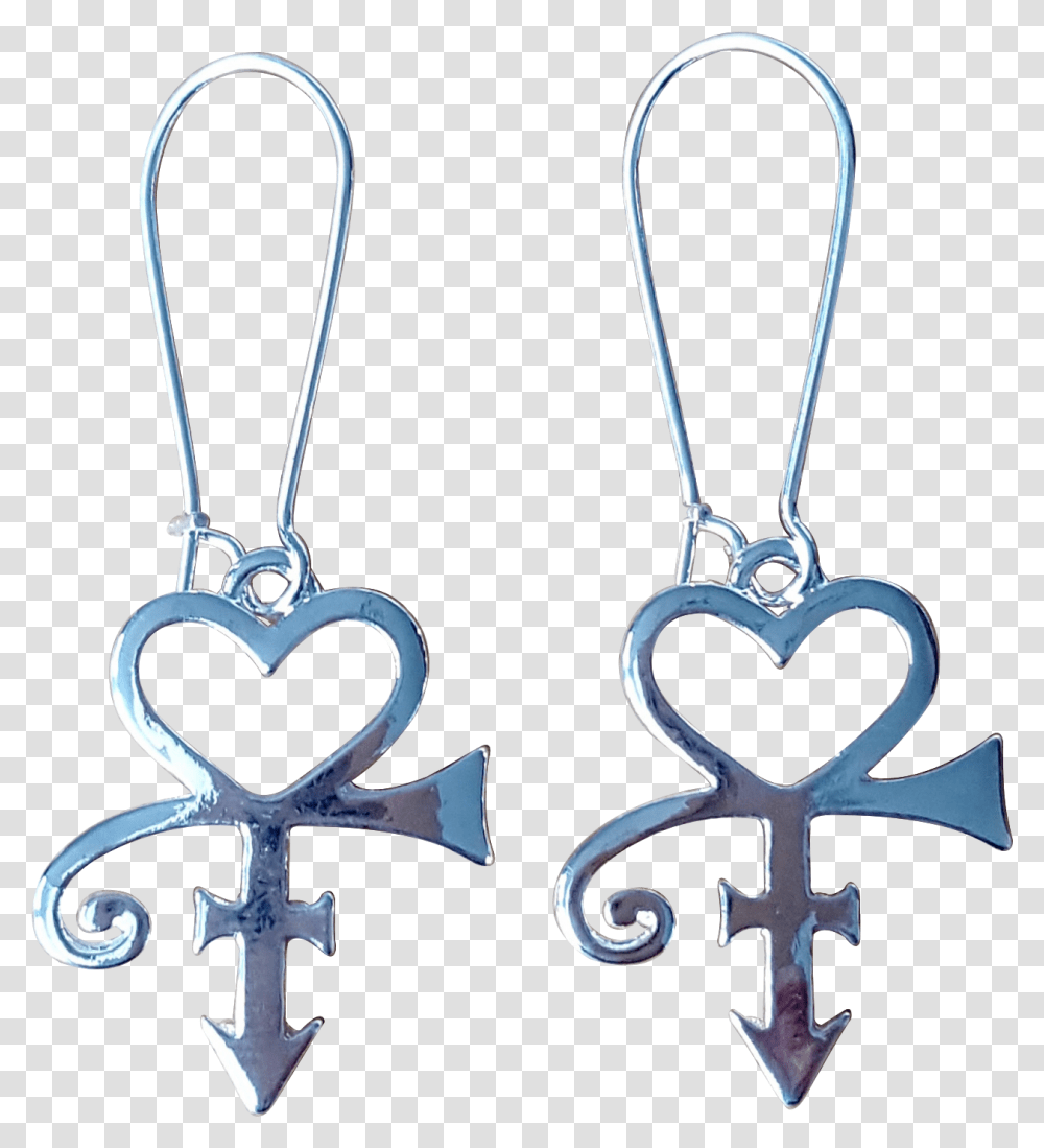 Prince Love Symbol Earrings Very Cute Prince, Pendant, Necklace, Jewelry, Accessories Transparent Png