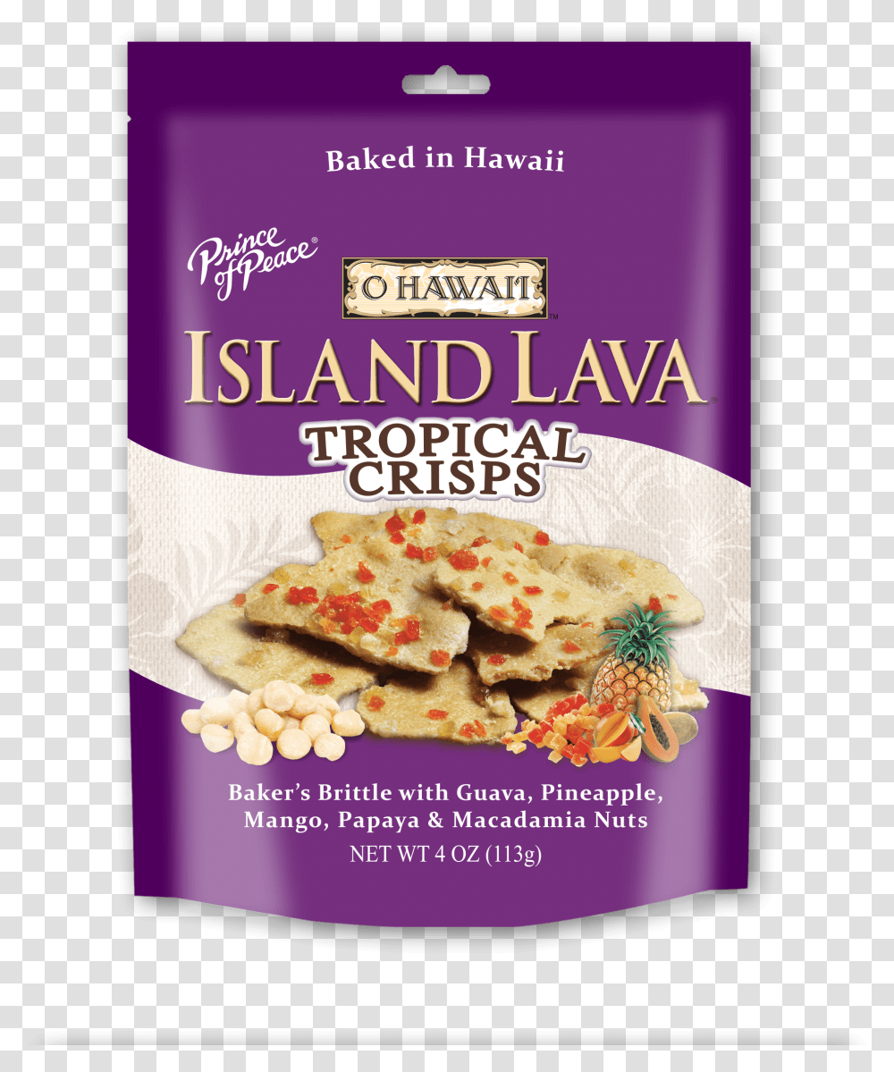 Prince Of Peace Island Lava Tropical Fruit Crisps Dish, Plant, Food, Breakfast, Flyer Transparent Png