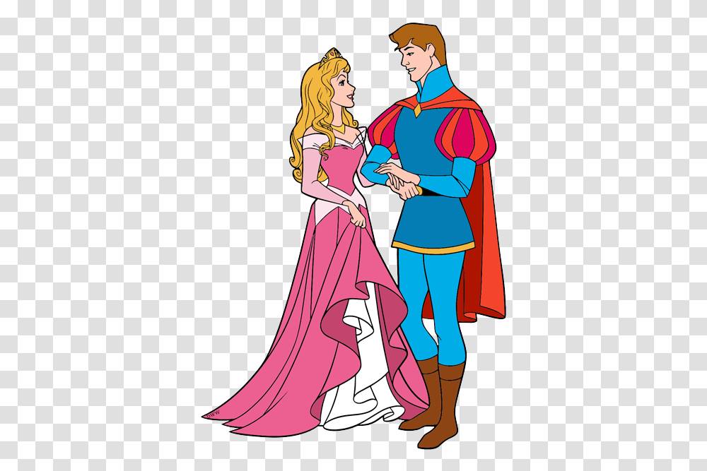 Prince Phillip And Princess Aurora And The Prince, Person, Human, Comics, Book Transparent Png