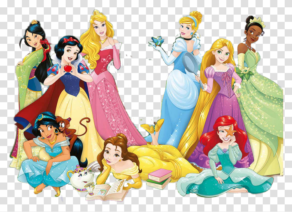 Princesa Princess Rapunzel Jazmine Aladdin Cenicienta Puzzle 500 Pices Disney, Comics, Book, Manga, Figurine Transparent Png