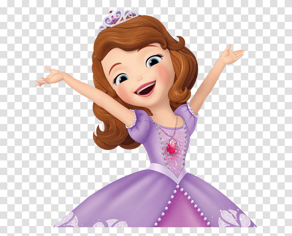 Princesa Sofia Princesa Sofia Prinzessin Sofia Sofia The First, Doll, Toy, Barbie, Figurine Transparent Png