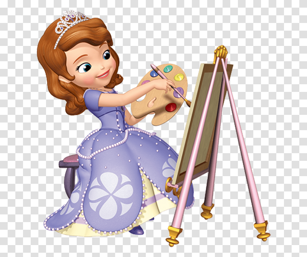 Princesa Sofia Princesa Sofia Prinzessin Sofia Sofia The First, Doll, Toy, Tripod, Person Transparent Png