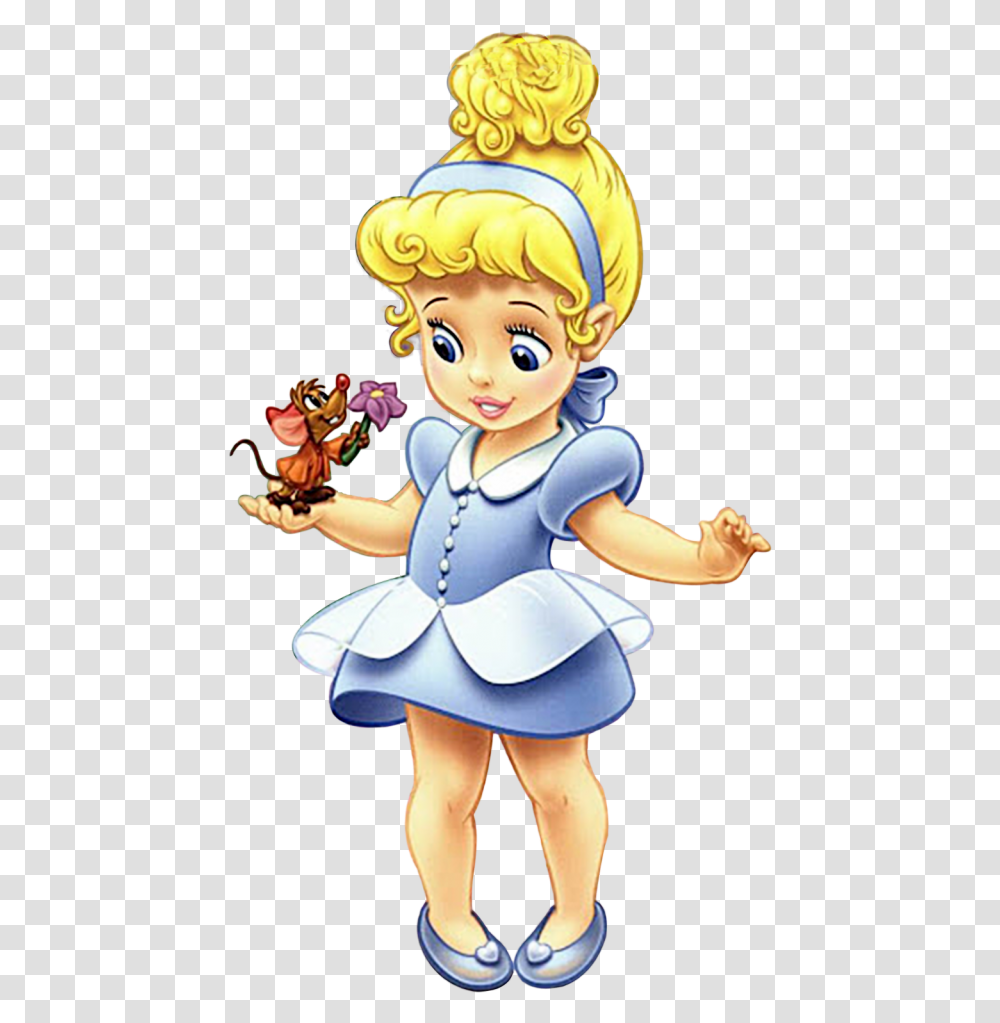 Princesas Cenicienta Bebe Disney Person Human Toy Girl Transparent Png Pngset Com