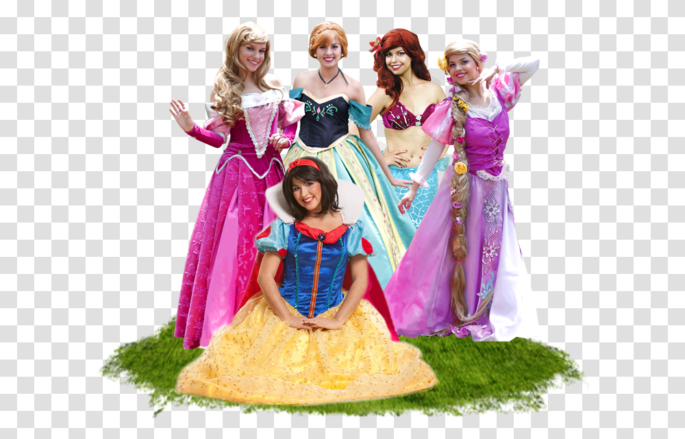 Princesas De Disney Show De Princesas Disney, Costume, Person, Dance Pose, Leisure Activities Transparent Png