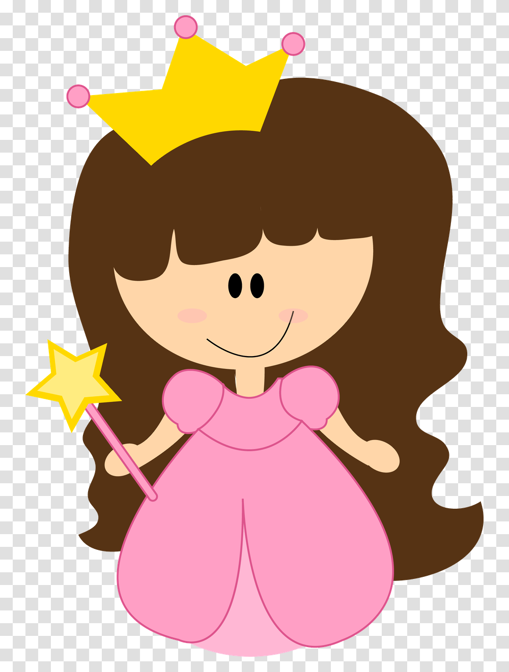 Princesas E, Star Symbol, Girl, Female, Teen Transparent Png