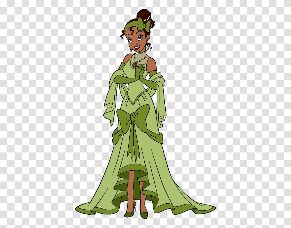 Princess And The Frog Character Design, Person, Green, Fashion Transparent Png