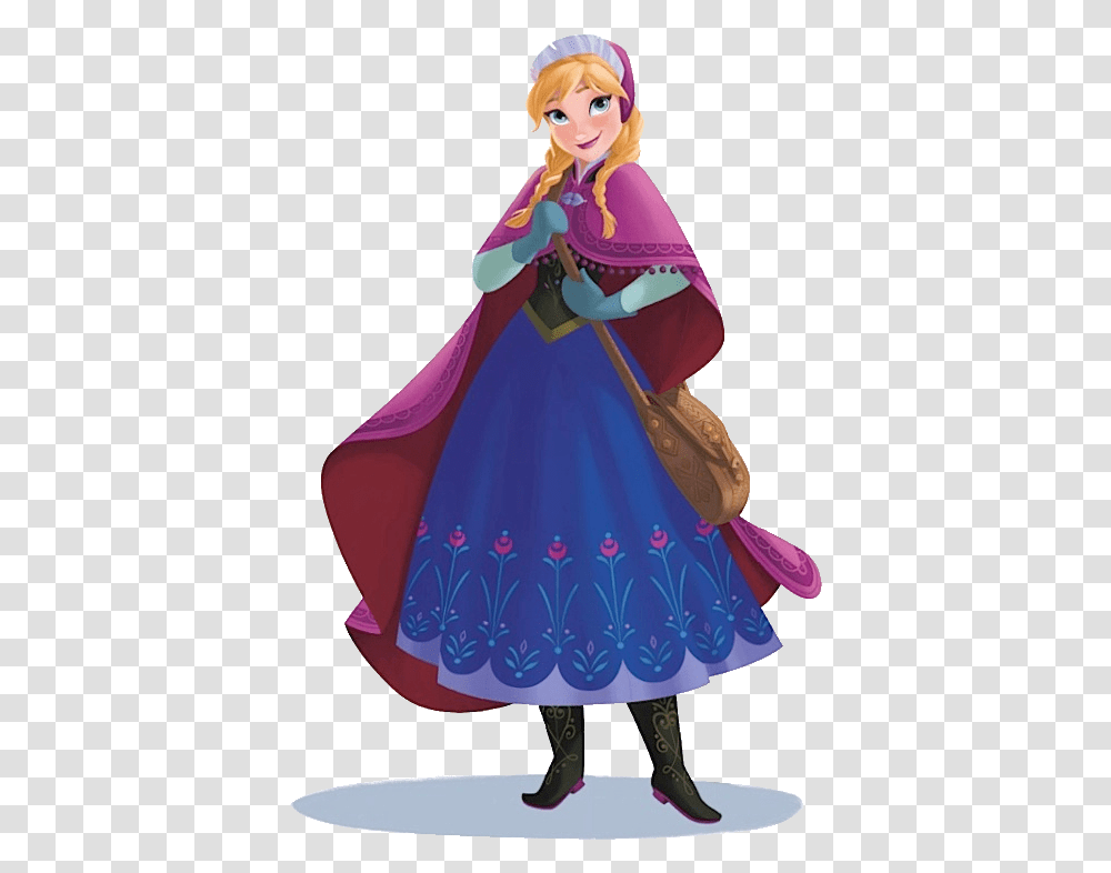 Princess Anna Anna Frozen Winter Dress, Figurine, Evening Dress, Robe Transparent Png