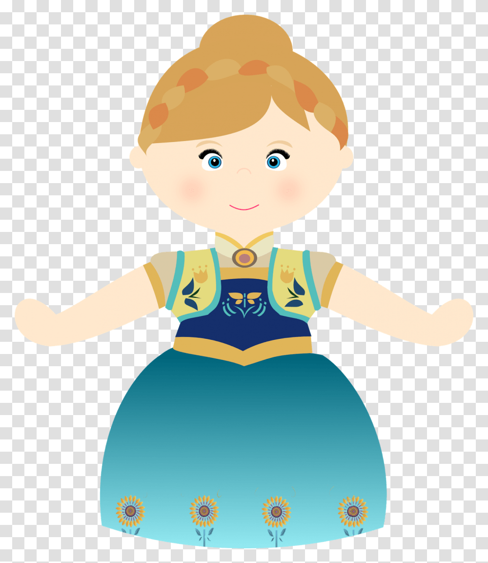 Princess Anna, Doll, Toy, Person, Human Transparent Png