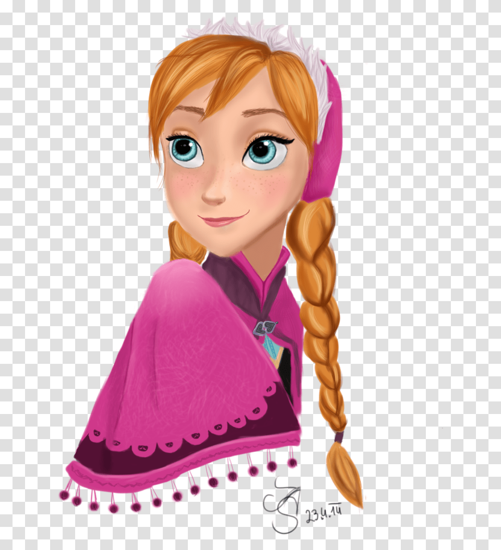 Princess Anna Frozen Anna Clipart, Doll, Toy, Hair Transparent Png