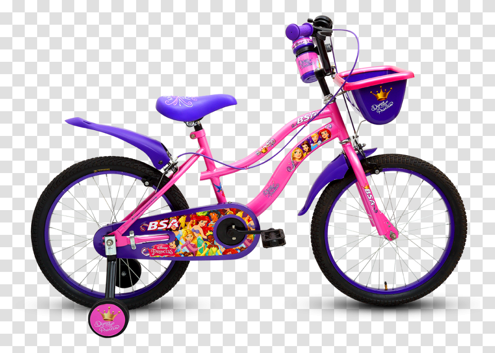 Princess Ariel Bsa Disney Princess, Wheel, Machine, Bicycle, Vehicle Transparent Png