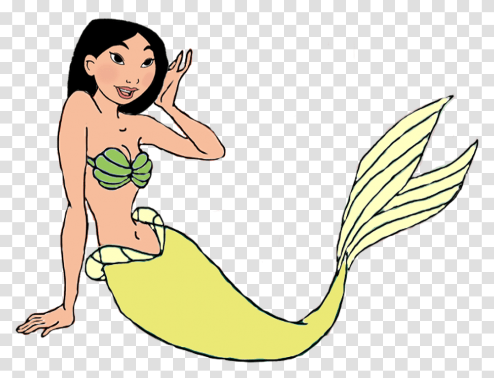 Princess Aurora As A Mermaid, Person, Female, Swimwear Transparent Png