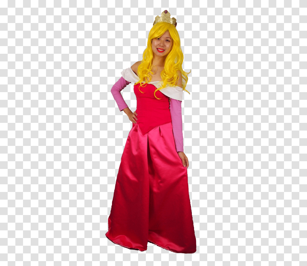 Princess Aurora D02 Halloween Costume, Dress, Clothing, Female, Person Transparent Png