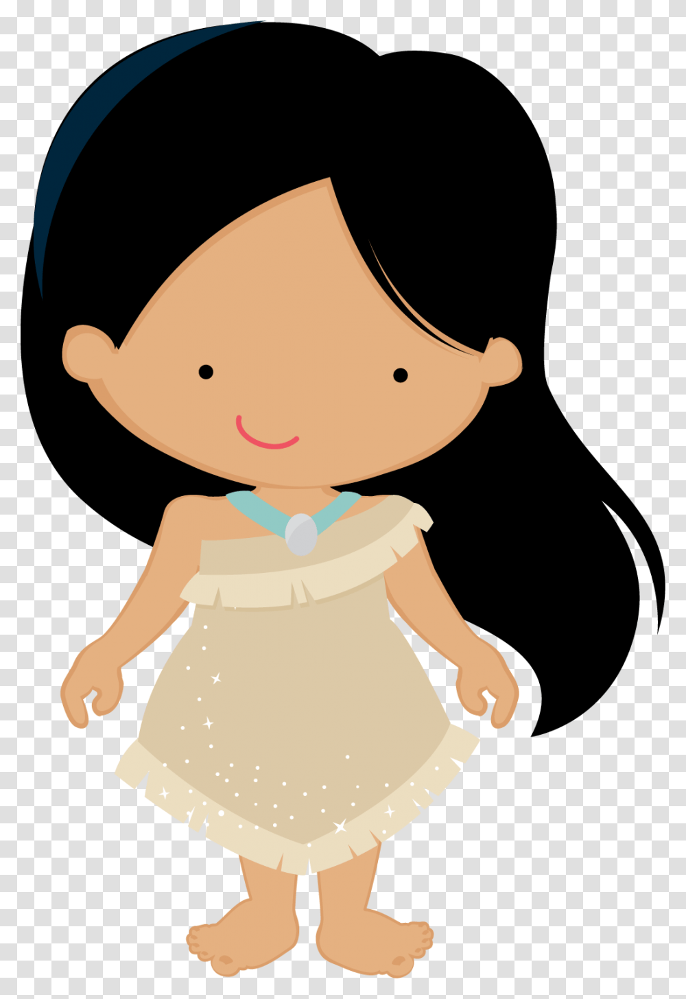 Princess Baby Pocahontas, Doll, Toy, Elf Transparent Png