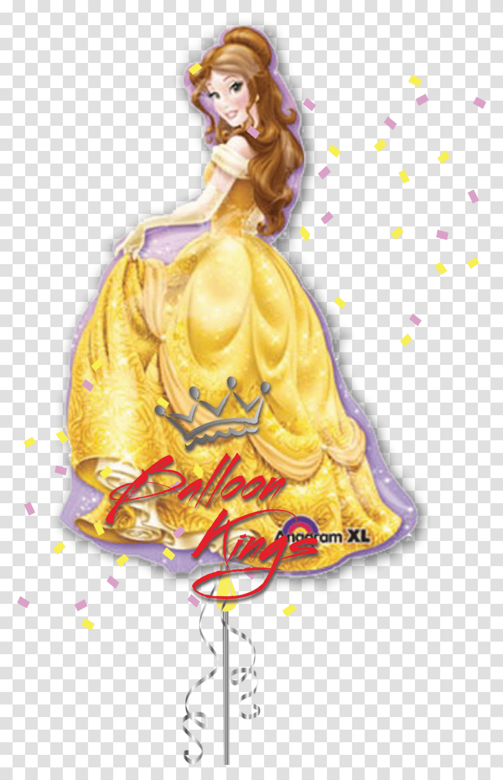 Princess Belle Disney Princess Belle Birthday Theme, Figurine, Apparel, Person Transparent Png