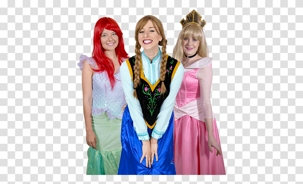 Princess Birthday Party New York Clownscom Fun, Costume, Person, Clothing, Female Transparent Png