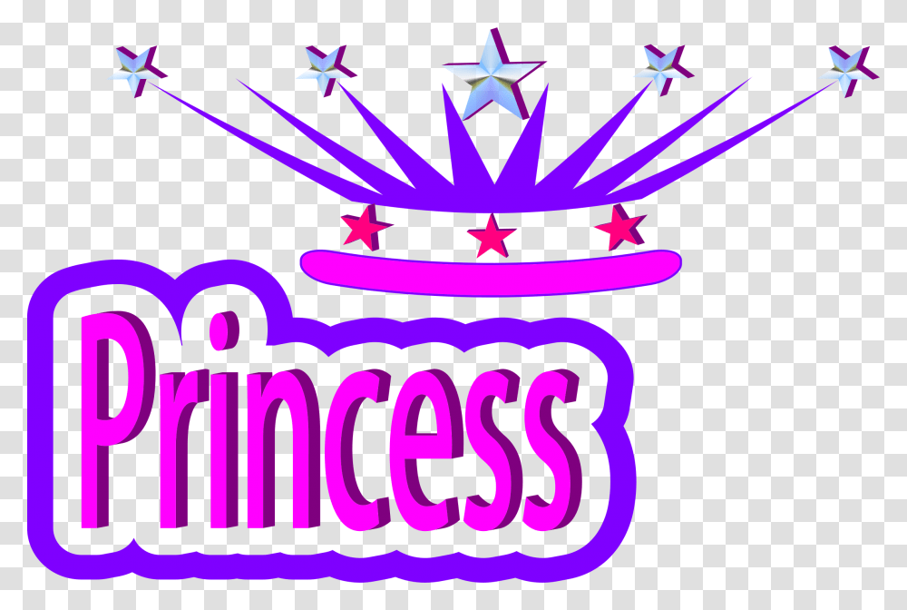 Princess Birthday Princess Clipart, Star Symbol, Purple Transparent Png