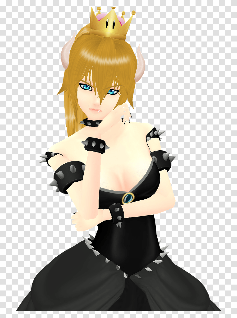 Princess Bowsette Bowsette, Person, Human, Manga, Comics Transparent Png